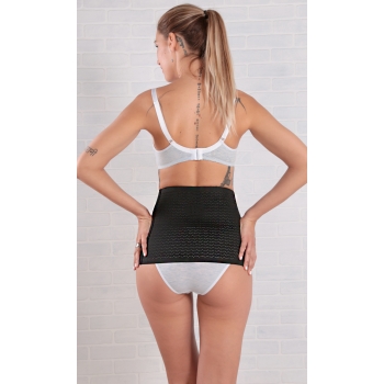 Бандаж послеродовой утягивающий Евромама "Лента", черный