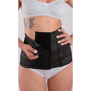 Бандаж послеродовой Евромама "Лента", черный