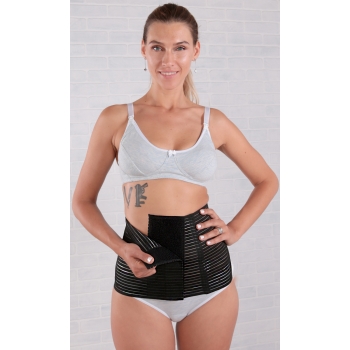 Бандаж послеродовой Евромама "Лента", черный