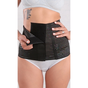 Бандаж послеродовой Евромама "Лента", черный