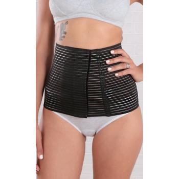 Бандаж послеродовой Евромама "Лента", черный