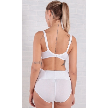 Бандаж-трусы для беременных высокий, белый