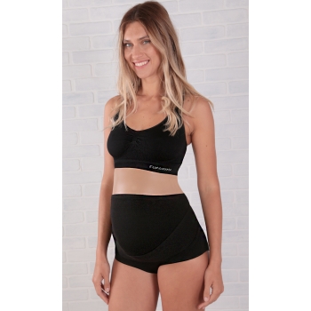 Бандаж-трусы для беременных высокий, черный