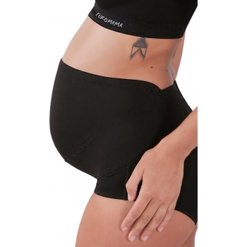 Бандаж-трусы для беременных высокий, черный