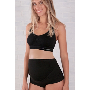 Бандаж-трусы для беременных высокий, черный