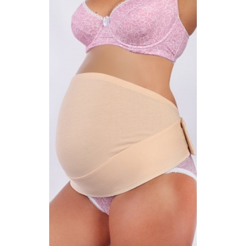 Бандаж для беременных дородовой мягкий "Животик", бежевый