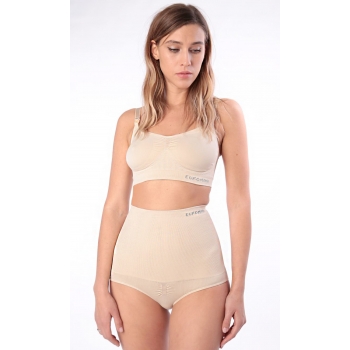 Бандаж трусы послеродовой бесшовный, бежевый