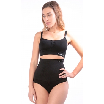 Бандаж трусы послеродовой бесшовный, черный