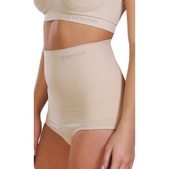 Бандаж трусы послеродовой бесшовный, бежевый