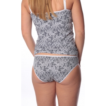 Трусы для беременных и после родов Universal (хлопок), серый узор