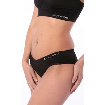 Трусы для беременных и после родов бесшовные Universal (низкие), черные