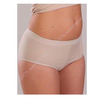 Трусы для беременных и после родов бесшовные Jeans, бежевые