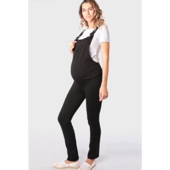 Комбинезон для беременных джерси, черный