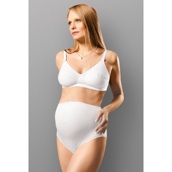 Трусы для беременных высокие (хлопок), белый