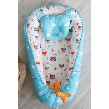Гнездышко-кокон для новорожденных Babynest, Indians