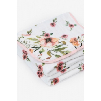 Муслиновое одеяло Adam Stork, Watercolor Flowers