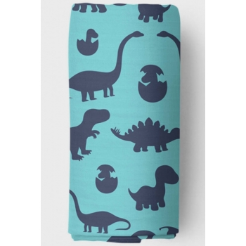 Муслиновая пеленка для новорожденных Adam Stork большая, Jurassic