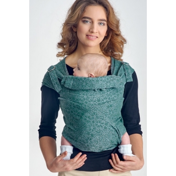 Май-слинг с рождения Diva Basico, Atlantico с капюшоном