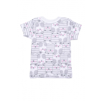 Футболка для новорожденных с коротким рукавом, кошки