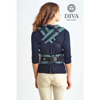Эрго-рюкзак шарфовый Diva Basico Atlantico One!
