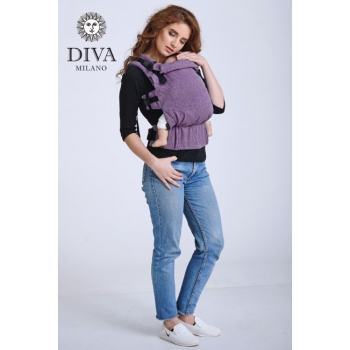 Эрго-рюкзак шарфовый для новорожденных Diva Basico Lilla One!