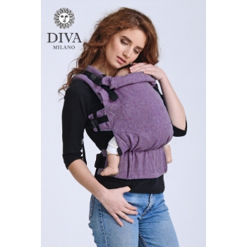 Эрго-рюкзак шарфовый для новорожденных Diva Basico Lilla One!