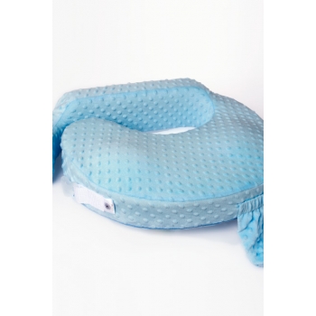 Подушка для кормления Loona эргономичная, Bubble голубой