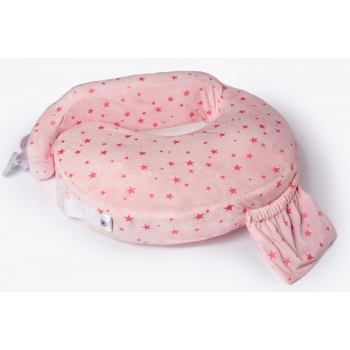 Подушка для кормления Loona эргономичная, Stars розовый