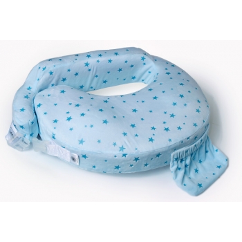 Подушка для кормления Loona эргономичная, Stars голубой