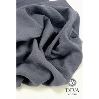 Накидка для кормления (милк снуд) муслиновая, Dark Grey