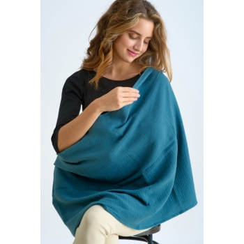 Накидка для кормления (милк снуд) муслиновая, Murena