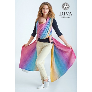 Слинг-шарф с рождения Diva Basico, Pastello (градация)