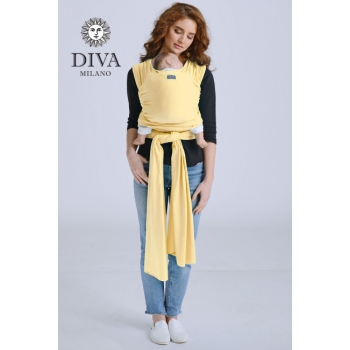Трикотажный слинг-шарф с рождения Diva Stretchy, Banana