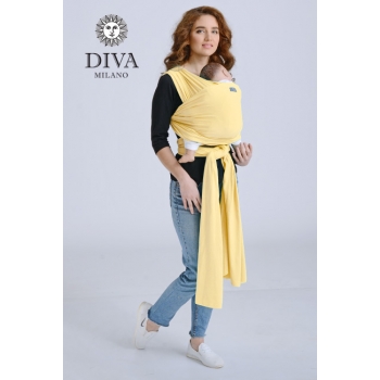 Трикотажный слинг-шарф с рождения Diva Stretchy, Banana