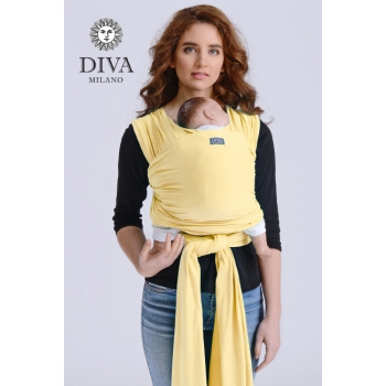 Трикотажный слинг-шарф с рождения Diva Stretchy, Banana
