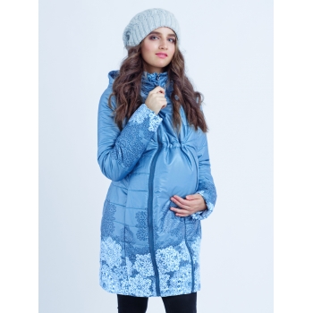 Слингокуртка зимняя 3 в 1 Diva Outerwear Celeste Snowflakes