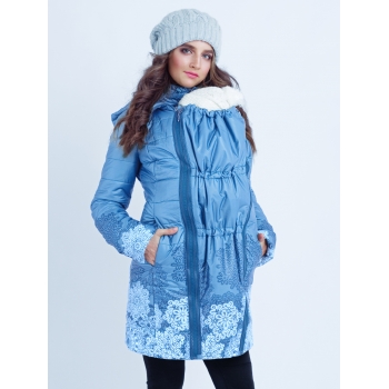 Слингокуртка зимняя 3 в 1 Diva Outerwear Celeste Snowflakes