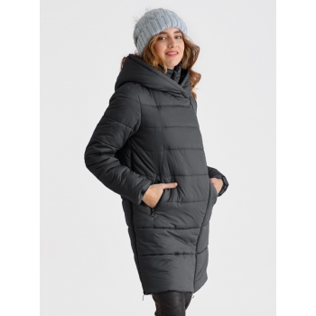 Слингокуртка зимняя (трансформер) 3в1, цвет графит