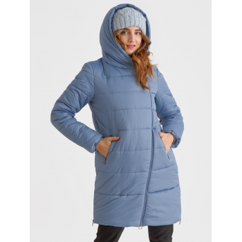 Слингокуртка зимняя (трансформер) 3в1, цвет серо-голубой