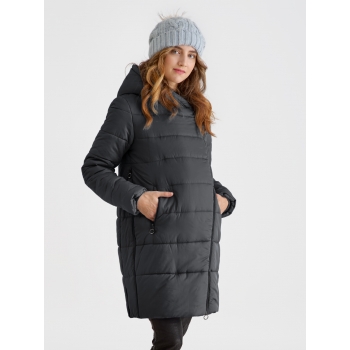 Слингокуртка зимняя (трансформер) 3в1, цвет графит