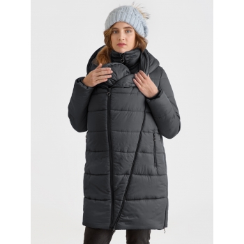 Слингокуртка зимняя (трансформер) 3в1, цвет графит