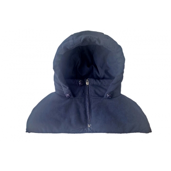 Слингокуртка зимняя - парка для беременных 3 в 1 с мехом, синий