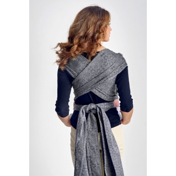 Май-слинг Diva Basico, Charcoal с капюшоном