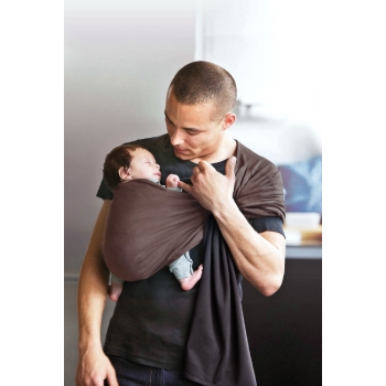 Слинг с кольцами трикотажный Diva Stretchy Grafite/Moka