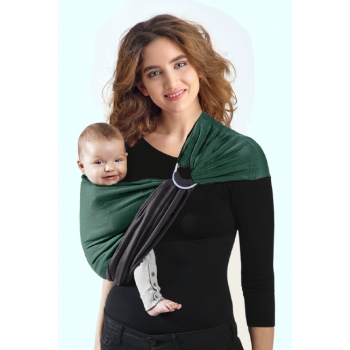 Слинг с кольцами трикотажный Diva Stretchy Grafite/Pino