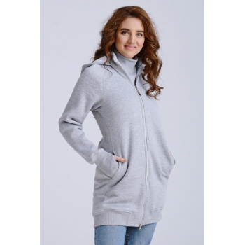 Слинготолстовка (слингокофта) для беременных Diva Outerwear 3в1, Nebbia