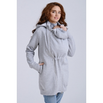 Слинготолстовка (слингокофта) для беременных Diva Outerwear 3в1, Nebbia