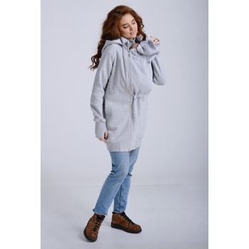 Слинготолстовка (слингокофта) для беременных Diva Outerwear 3в1, Nebbia