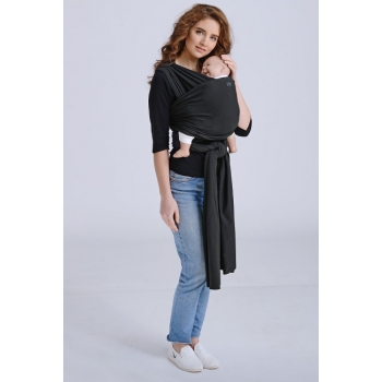 Трикотажный слинг-шарф Diva Stretchy, Nero