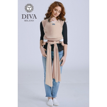 Трикотажный слинг-шарф для новорожденного Diva Stretchy, Beige